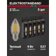 Набор ламп филаментных Elektrostandard Ble2733 9w 3300k E27 230 В 9 Вт свеча 1000 Лм 5 шт