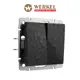 Выключатель встраиваемый Werkel Hammer W1220008 2 клавиши цвет черный