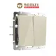 Выключатель встраиваемый Werkel a051475 2 клавиши цвет слоновая кость
