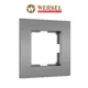 Рамка для розеток и выключателей Werkel Slab W0012965 1 пост цвет серебро матовый