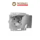 Розетка двойная встраиваемая Werkel W1172206 с заземлением, цвет серебряный