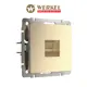 Розетка RJ45 встраиваемая Werkel a051424 цвет шампань