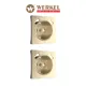 Накладка для розетки USB Werkel W1179510 цвет шампань рифленый 2 шт.