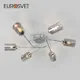 Потолочная люстра с плафонами EUROSVET 30167/6 хром