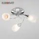 Люстра с плафонами EUROSVET 30100/3 хром