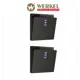 Накладка для электронного карточного выключателя Werkel W1163108 цвет черный матовый 2 шт.