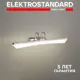 Светильник настенный светодиодный Elektrostandard Selenga a039166, нейтральный белый свет, цвет хром