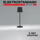 Светильник уличный настольный светодиодный Elektrostandard Mist TL70220 с аккумулятором IP54 цвет черный регулируемый белый свет