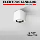 Светильник точечный накладной светодиодный Elektrostandard A065286 1 м² цвет черный, белый