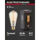 Лампочка накаливания Elektrostandard A034964 E27 230 В 60 Вт эдисон прозрачный 340 Лм желтый свет