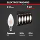Набор ламп филаментных Elektrostandard A067680 E14 170-240 В 9 Вт свеча матовая 1000 Лм 5 шт