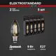 Набор ламп филаментных Elektrostandard A067648 E27 170-240 В 9 Вт свеча прозрачная 1000 Лм 5 шт