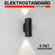 Светильник настенный светодиодный уличный Elektrostandard Gira 35127/D IP54 цвет черный