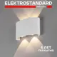 Светильник настенный светодиодный уличный Elektrostandard Twinky 1555 Techno белый