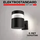 Светильник настенный светодиодный уличный Elektrostandard 1530 Techno чёрный