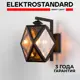 Светильник настенный уличный Elektrostandard Ambra 35133/D 60 Вт IP33 цвет черный