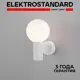 Светильник настенный уличный Elektrostandard 35126/D Sfera 12 Вт IP54 цвет белый