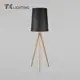 Торшер TK LIGHTING 5599 Walz цвет дерево/черный