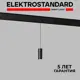 Трековый светильник Elektrostandard 85518/01 Slim Magnetic светодиодный 7 Вт однофазный магнитный 2 м² цвет черный