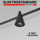 Трековый светильник спот светодиодный Elektrostandard A065418 5 Вт 1 м² цвет черный