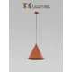 Светильник подвесной Tk lighting Cono A068508 1 лампа 2 м² цвет оранжевый