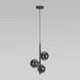 Светильник подвесной Tk lighting Estera A068600 3 лампы 4 м² цвет черный/дымчатый