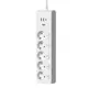 Сетевой фильтр Agni TP-FI3U5E-3m-white 12x1.5 3 м 5 розеток с заземлением 4000 Вт цвет белый