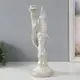 Подсвечник Сима-Ленд Белый попугай на ветке 9679986, 36 см, полистоун