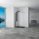 Душевая перегородка Rgw 320767 100x195см черный профиль