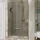 Душевая дверь Wasserkraft Aisch 55P55P05 120.5см эффект стекла прозрачный распашной
