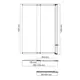 Ширма на ванну Wasserkraft Main 41S02-100 RM 100x140 см
