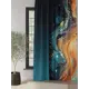 Комплект штор At home Базовая коллекция AT982104 на шторной ленте 280x220 см цвет синий