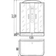 Душевая кабина River Sena 120/80/26 МТ прямоугольный средний поддон 120x80 см