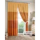 Комплект штор на шторной ленте AT Home Кэйси 150x260 см цвет оранжевый