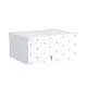 Коробка для хранения 16.5x36x28 см полиэстер белый