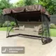 Качели садовые Greengard Сиена 4-х местные до 400 кг бежевый