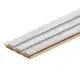 Реечная панель МДФ Stella Битс Дуб Претто серая 11.9x270 см