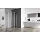 Душевой уголок Belbagno Acqua 222559 1/4 круга 90x90см серебристый блеск профиль эффект стекла прозрачный