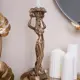 Подсвечник из мрамора Bogacho Цветок Египта Бронза