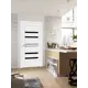 Комплект межкомнатной двери Velldoris Linea 6 остеклённая 200x80см ПВХ цвет белый эмалит