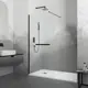 Душевая перегородка Rgw 432932 100x195см черный профиль