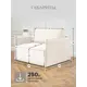 Кресло Brendoss 444 117x90x117 см велюр цвет молочный