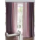 Комплект штор на шторной ленте AT Home Бакстер 150x280 см цвет брусничный