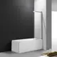 Ширма на ванну Cezares Slider 79x145 см раздвижная
