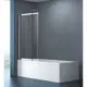 Шторка на ванну Cezares Slider VF-11-90/150-C-Cr 90x145 см стекло прозрачное