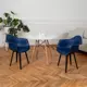 Комплект кухонных стульев 2 шт Derstuhl 330 plast 43x82x60 см полипропилен цвет темно-синий
