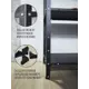 Стеллаж металлический Blacksteelone 6 полок 100x200x40 см нагрузка до 100 кг металл цвет черный