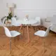 Стул кухонный Derstuhl Elegant chrom комплект 4 шт 45x82x46 см полипропилен цвет белый
