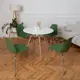 Стул кухонный Derstuhl Elegant chrom комплект 4 шт 45x82x46 см полипропилен цвет темно-зеленый