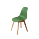 Кухонный стул Derstuhl Grand wood 45x81x45 см полипропилен цвет темно-зеленый